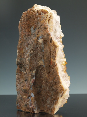 Citrine Cluster with Calcite